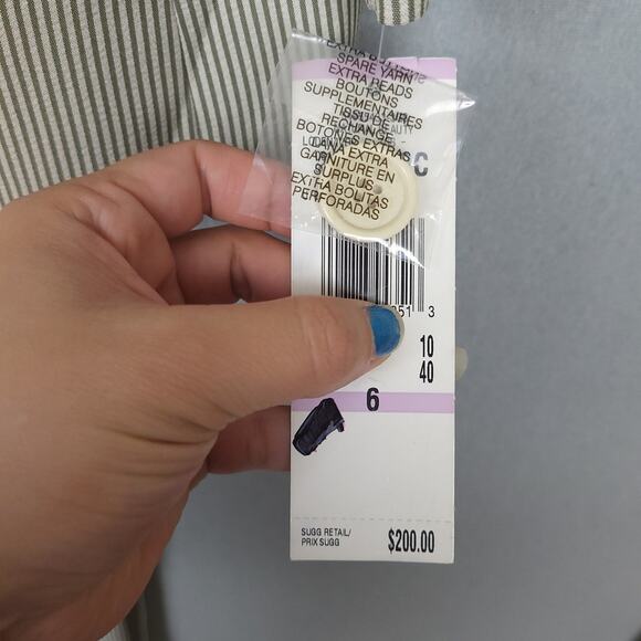 Evan Picone Women's 2pc Pant Suit Set Sz 6 Loden Ivor Office Corpcore NWT - Picture 13 of 16